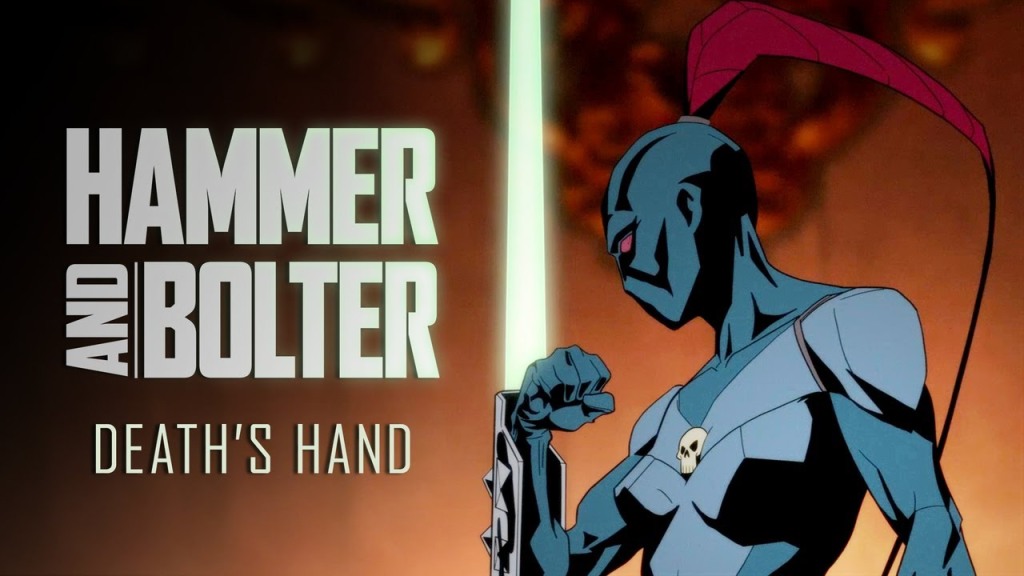 Hammer and Bolter Death's Hand header image featuring a Callidus Assassin.